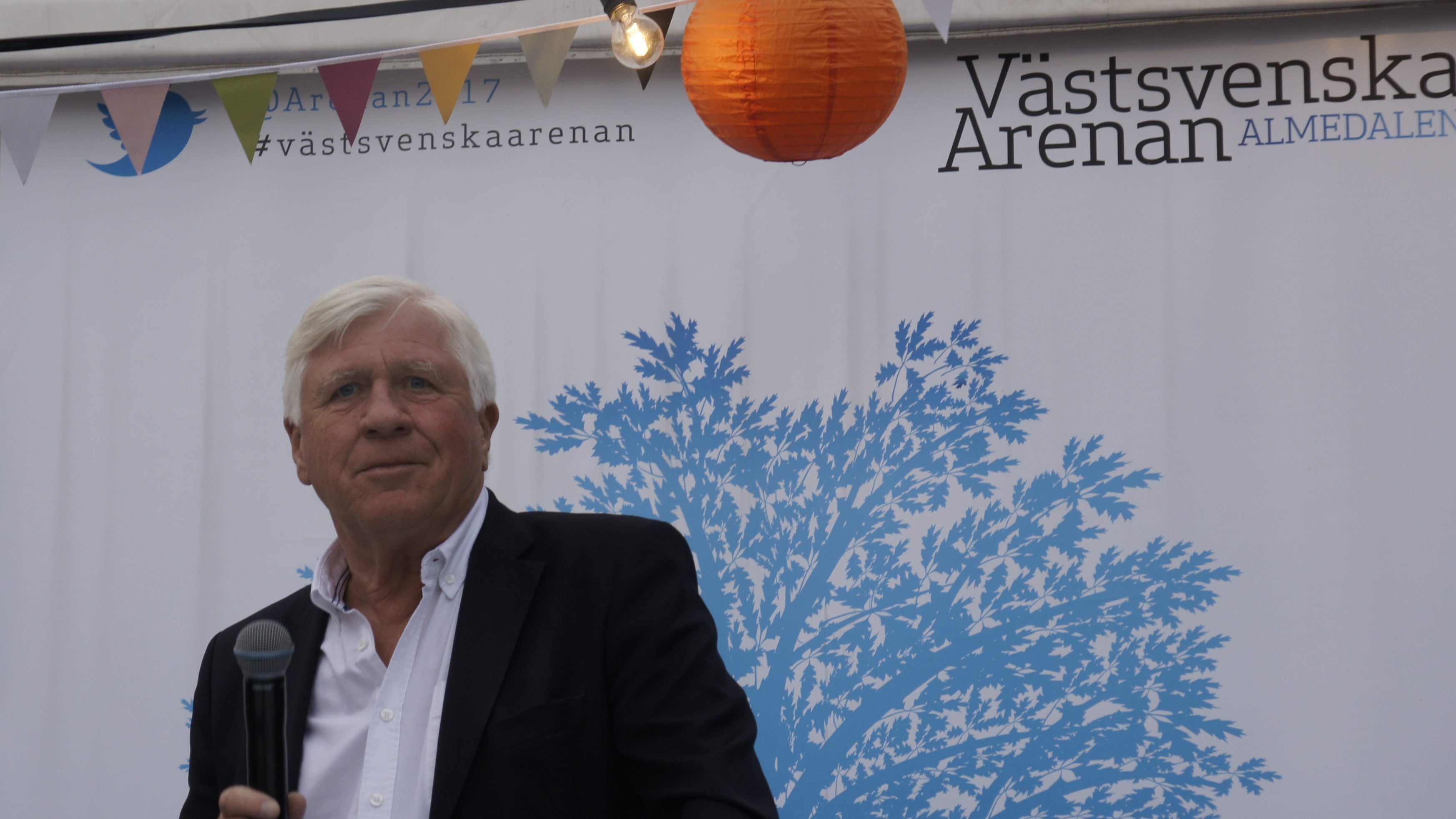 Arkivbild på regionstyrelsens ordförande från Almedalen 2017.