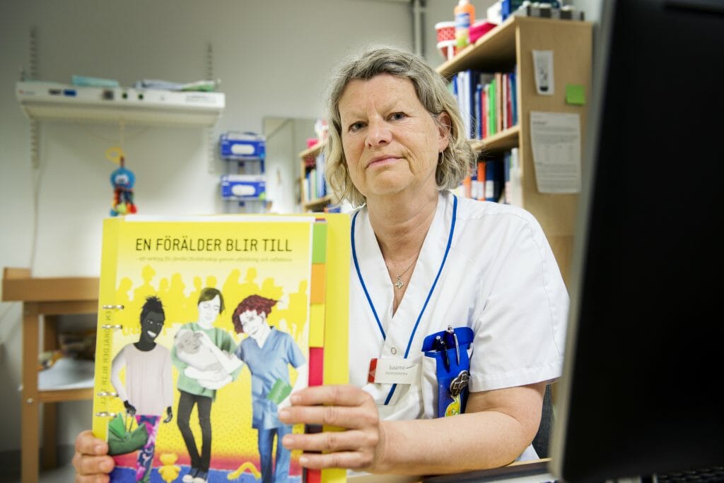 Susanne Broberg sjuksköterska på BVC i Dals Ed. Foto: Kent Eng