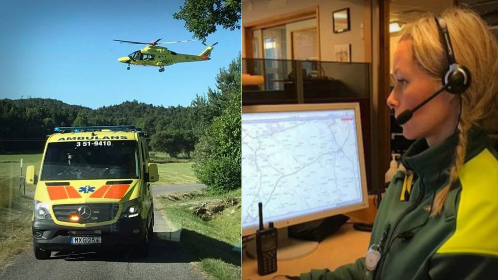 Foto: Barbro Johansson, Sjukvårdens Larmcentral.