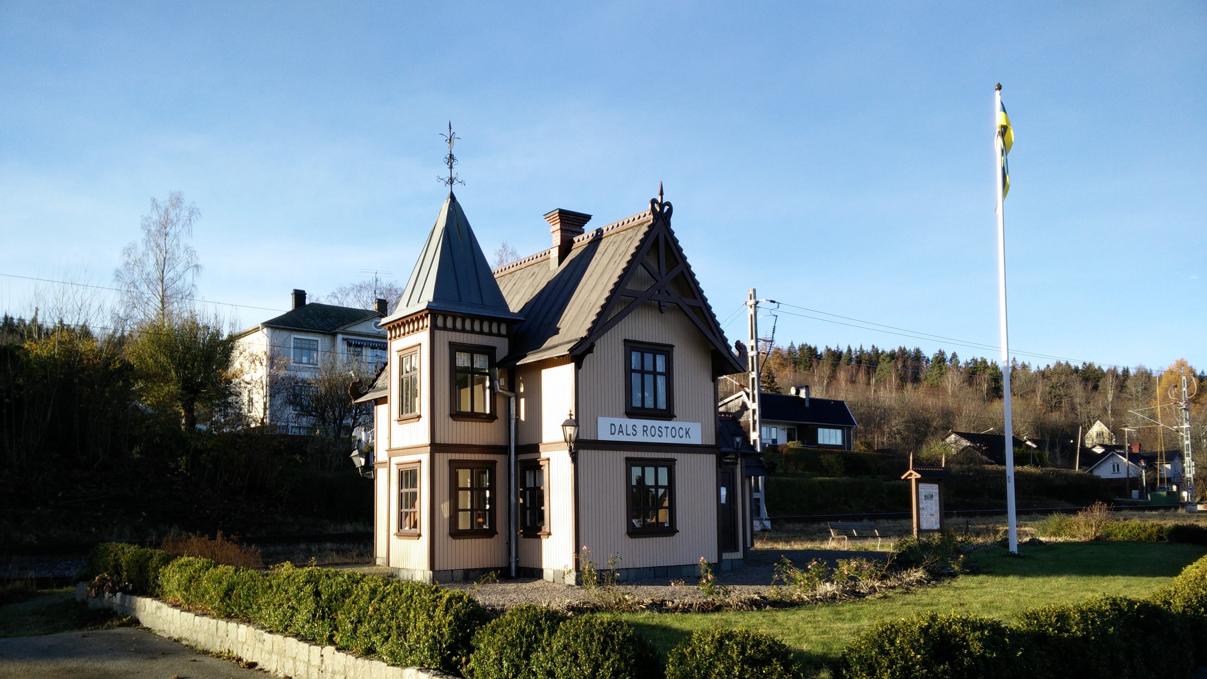 Stationshuset Dals-Rostock. Foto: Johan Jönsson (Julle) - Own work, CC BY-SA 4.0