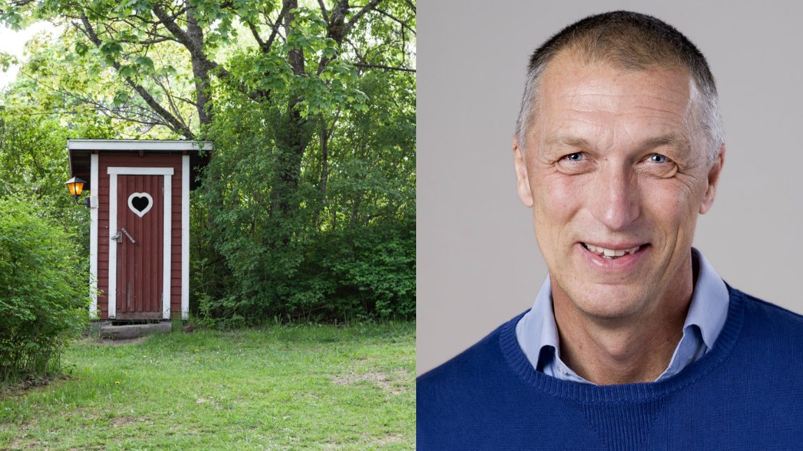Smittskyddsläkare Peter Ulleryd och ett somrigt utedass