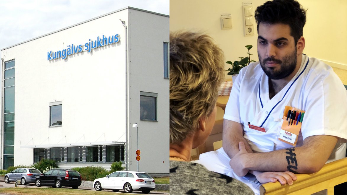 Naseer är Peer supporter, eller certifierad medmänniska som han själv kallar sig. En roll som har visat sig korta vårdtider för patienter inom psykiatrin. Foto: Josefina Brattö