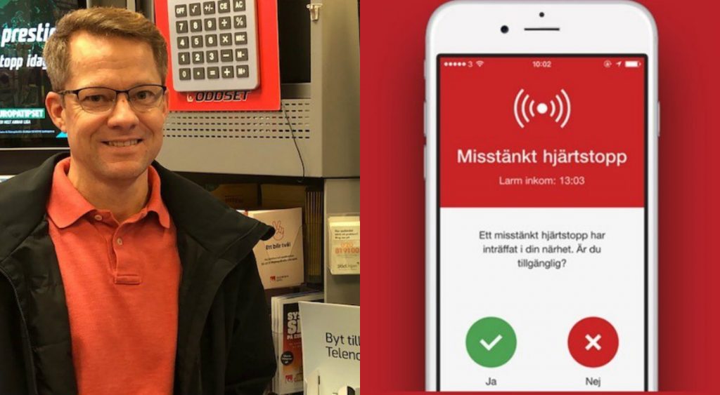 Mattias Kurlberg fick hjälp av en SMS-livräddare när han drabbades av ett plötsligt hjärtstopp. Nu permanentas verksamheten i VGR.