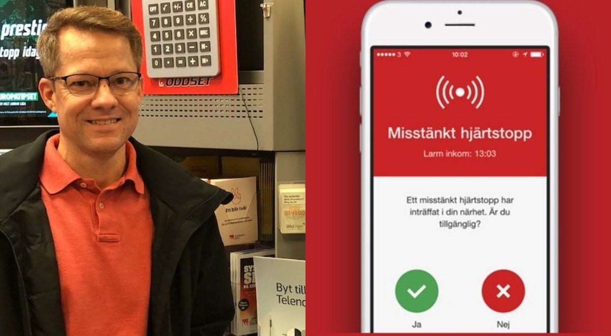 Mattias Kurlberg fick hjälp av en SMS-livräddare när han drabbades av ett plötsligt hjärtstopp. Nu permanentas verksamheten i VGR.