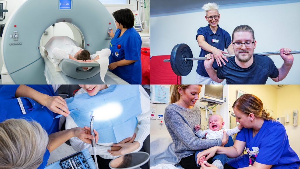 Röntgensjuksköterska, fysioterapeut, tandhygienist och barnmorska är några yrken som VGR har stort behov av framöver