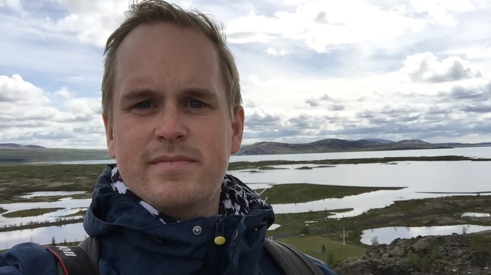 Porträtt på Tobias Engström