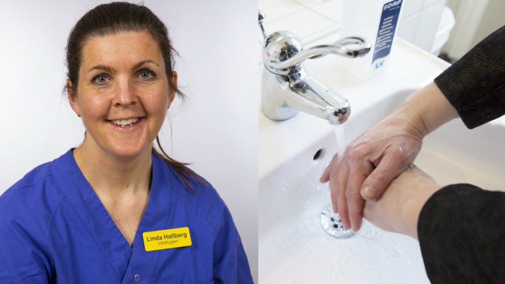 Minskningen av vinterkräksjuka och säsongsinfluensa tros bero på att många blivit bättre på att tvätta händerna berättar Linda Hallberg, hygiensjuksköterska på Vårdhygien Södra Älvsborgs sjukhus.