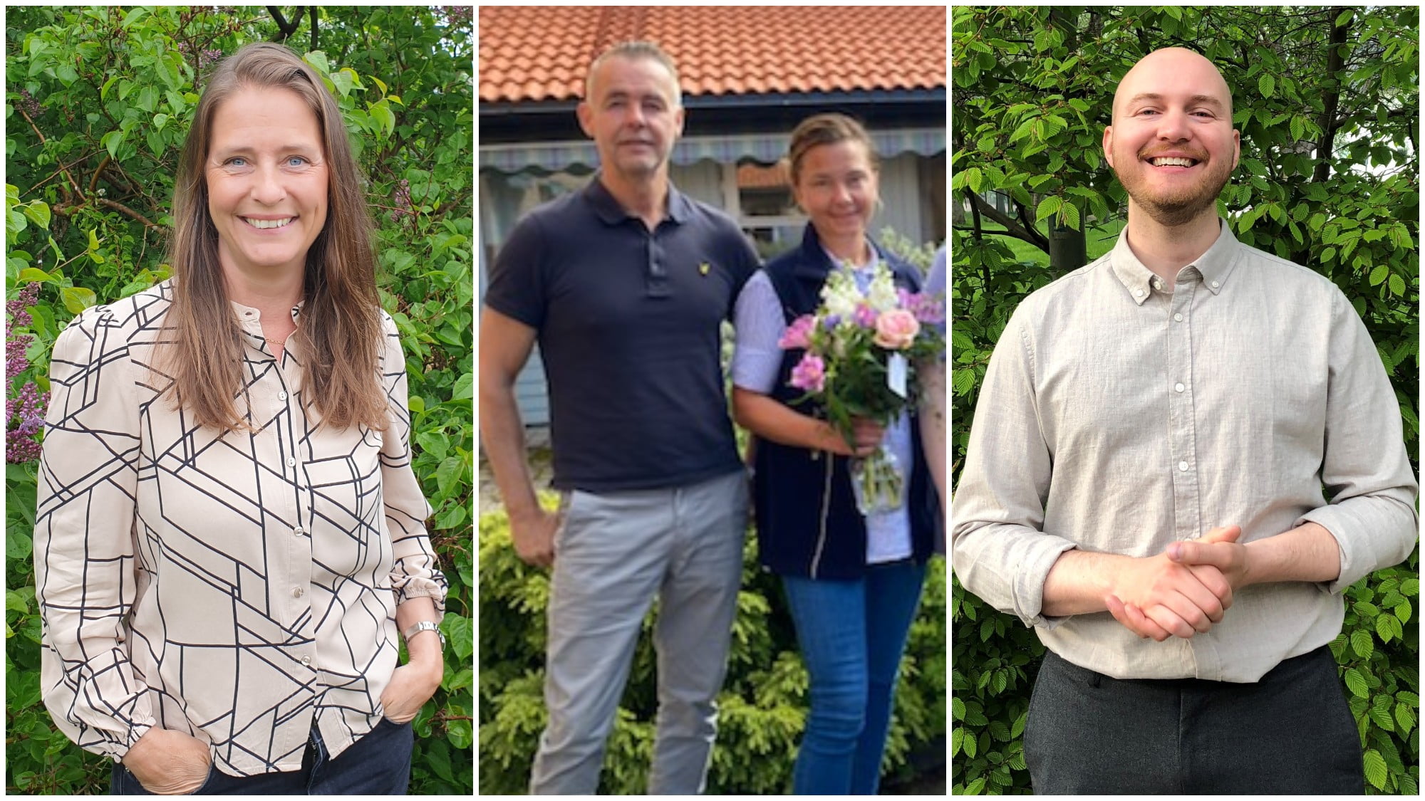 Linda Martinsson, områdeschef Måltider, Henrik Hellqvist, vårdcentralchef och Iréne Jönsson-Lundberg, psykiatrisjuksköterska, Närhälsan Tibro vårdcentral,Regionservice, Joakim Erlandsson miljösamordnare, Hjälpmedelscentralen på Regionservice