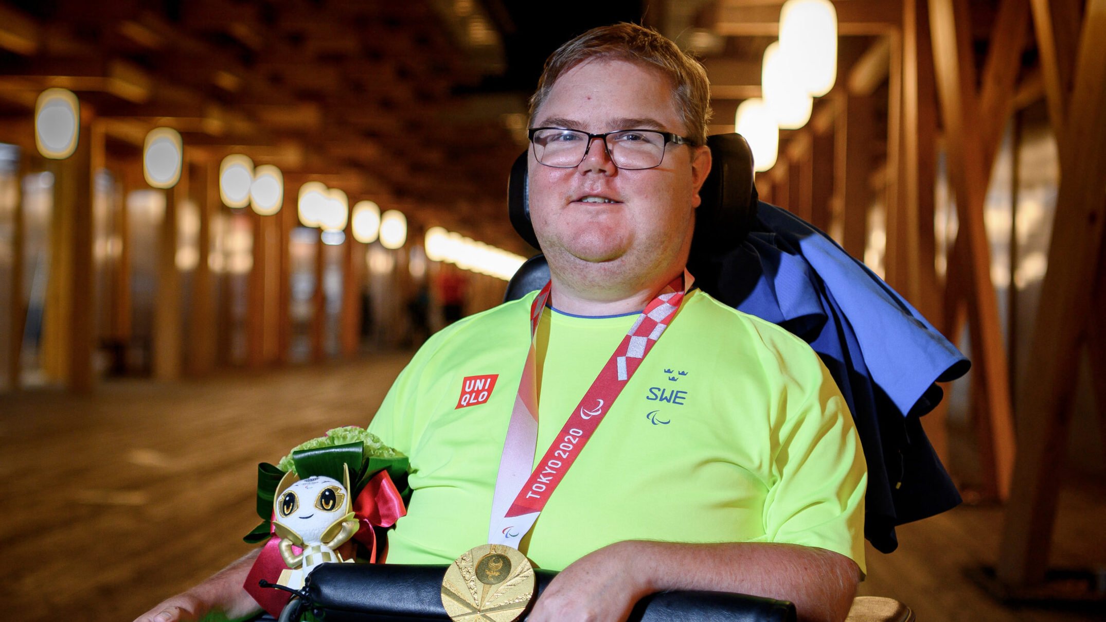 Philip Jönsson från Mariestad fick den första svenska OS-guldmedaljen och slog paralympiskt rekord i tio meter stående luftgevär. Philip Jönsson fick parasportstipendiet  2013. Foto: Simon Hastegård