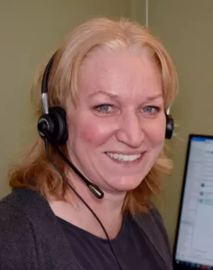 porträtt på Carina Weckfors.