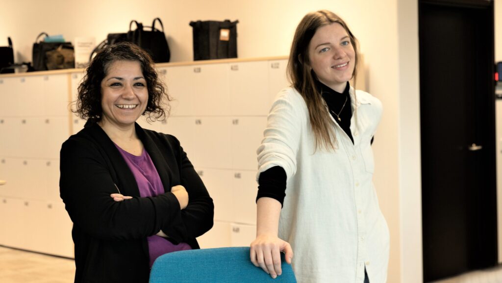 Salam Kaskas och Tina Andersson