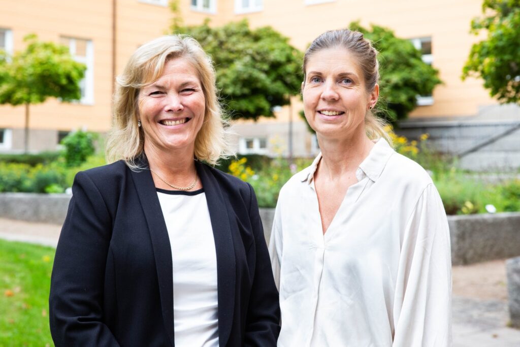 Pauline Ahl och Terese Dalåsen.