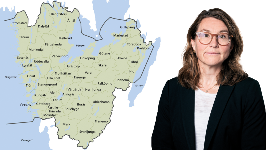 Västra Götalandsregionens (VGR) hälso- och sjukvårdsutvecklingsdirektör, Karin Looström Muth.