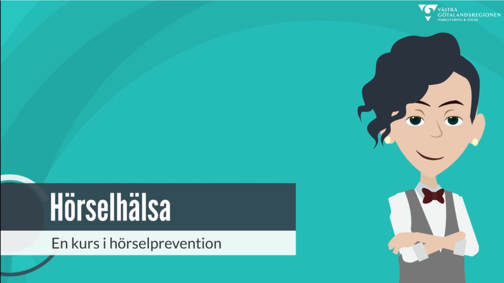 Skärmdump från programmet Hörselhälsa